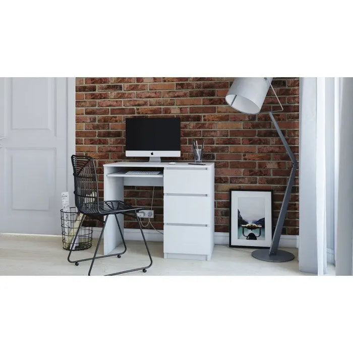 Topeshop LIMA PRAWE BIEL MAT computer desk White - Traditional desksBIR-TRA<<<DesksBIR<<<ActionPL