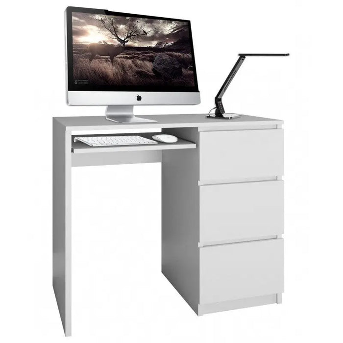 Topeshop LIMA PRAWE BIEL MAT computer desk White - Traditional desksBIR-TRA<<<DesksBIR<<<ActionPL