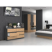 Topeshop M6 140 ANT/ART KPL chest of drawers - Chests of drawers made of furniture boardKOY-ZPM<<<ChestsKOY<<<ActionPL