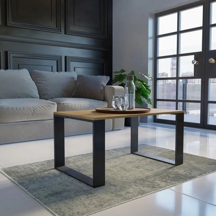 Topeshop MODERN ART CZ coffee/side/end table Coffee table Rectangular shape 2 leg(s) - Wooden benches