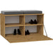 Topeshop OPAL SZAFKA ARTISAN shoe organizer Closed Oak - Shoe cabinetsMEP-SNB<<<Hall furnitureMEP<<<ActionPL