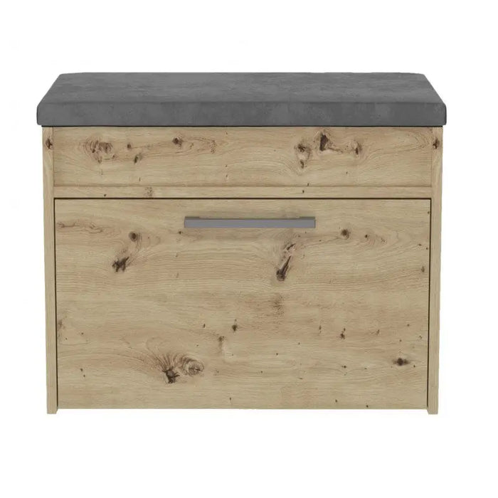 Topeshop PARMA MINI ARTISAN shoe organizer Closed Oak - Shoe cabinetsMEP-SNB<<<Hall furnitureMEP<<<ActionPL