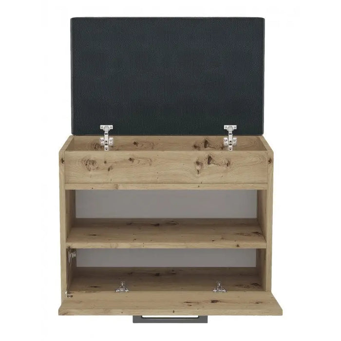Topeshop PARMA MINI ARTISAN shoe organizer Closed Oak - Shoe cabinetsMEP-SNB<<<Hall furnitureMEP<<<ActionPL