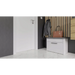 Topeshop PARMA MINI BIEL shoe organizer Closed White - Shoe cabinetsMEP-SNB<<<Hall furnitureMEP<<<ActionPL