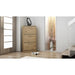 Topeshop PAULA ARTISAN shoe organizer Closed Oak - Shoe cabinetsMEP-SNB<<<Hall furnitureMEP<<<ActionPL