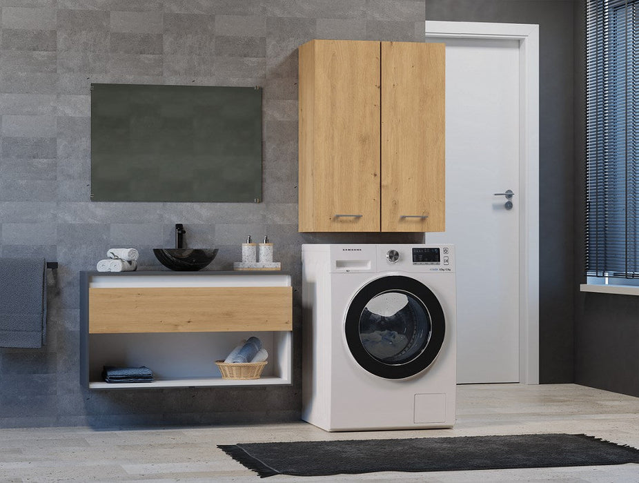 Topeshop POLA MINI DD ARTISAN bathroom storage cabinet Oak - Hanging bathroom cabinetsMLA-SZW<<<Bathroom