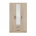 Topeshop ROMANA 120 SON L bedroom wardrobe/closet 6 shelves 3 door(s) Oak - Openable