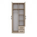 Topeshop ROMANA 80 SON L bedroom wardrobe/closet 5 shelves 2 door(s) Oak - Openable