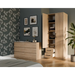 Topeshop ROMANA 80 SON L bedroom wardrobe/closet 5 shelves 2 door(s) Oak - Openable