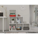 Topeshop STEP BIEL 3X3 living room bookcase - Wooden shelvesRGA-DRE<<<ShelvesRGA<<<ActionPL