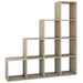 Topeshop STEP SONOMA 4X4 living room bookcase - Wooden shelvesRGA-DRE<<<ShelvesRGA<<<ActionPL
