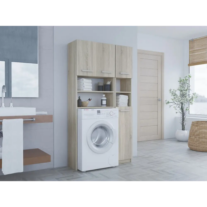 Topeshop ZESTAW MARPOL SON bathroom storage cabinet Oak - Bathroom shelvesMLA-REG<<<Bathroom furnitureMLA<<<ActionPL