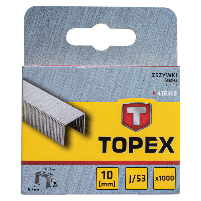 CLAMPS FOR TAKER TYPE J 53 10X11.3 MM TOPEX 1000 PCS