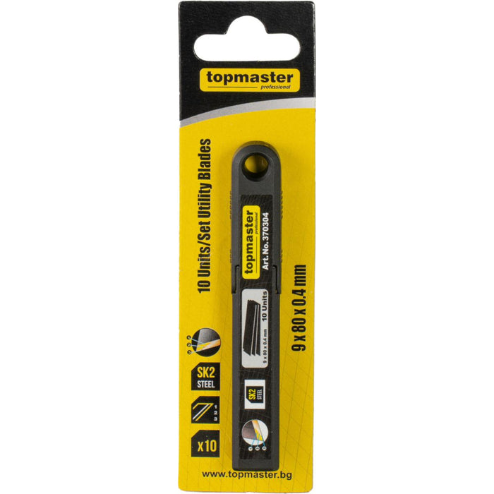 SPARE KNIFE 9MM BLACK 10PCS TMP