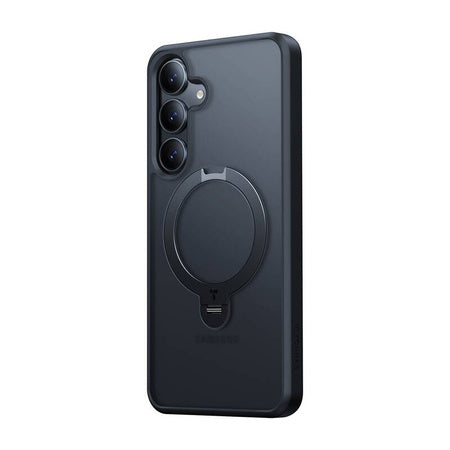 Torras Ostand Spin Series Phone Case for Samsung S25+ (black) - Protective cases for smartphones<<<Cases<<<GSM