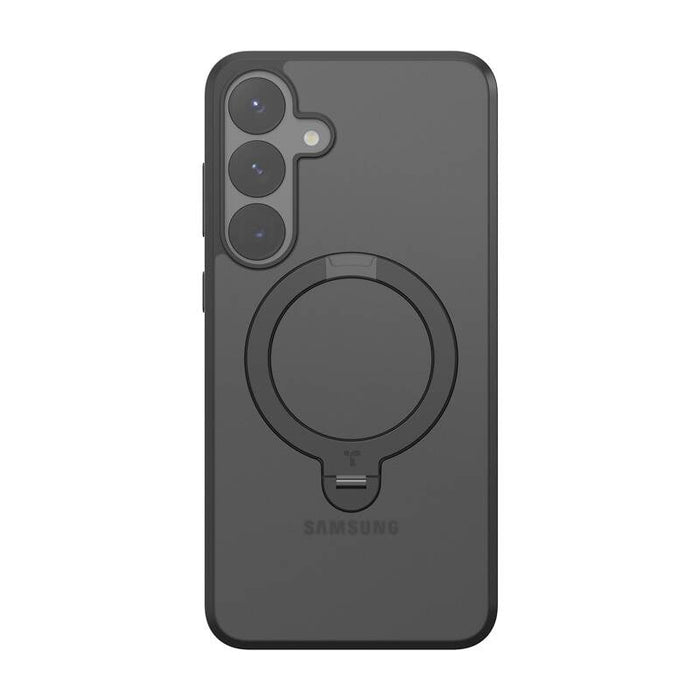 Torras Ostand Spin Series phone case for Samsung S25 (black) - Protective cases for smartphones<<<Cases<<<GSM