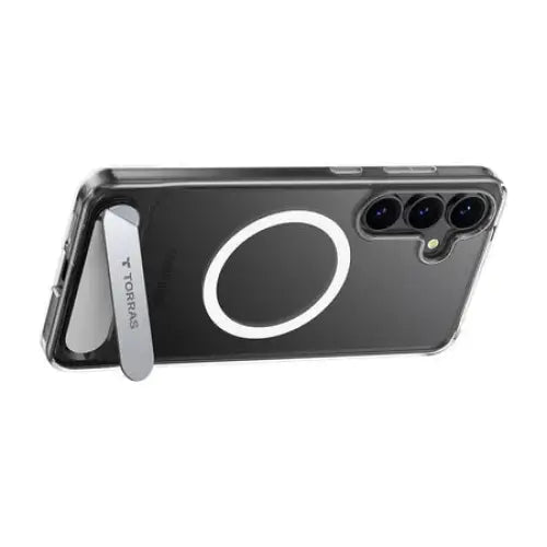 Torras Pstand Series phone case for Samsung S25 (transparent) - Protective cases for smartphones<<<Cases<<<GSM