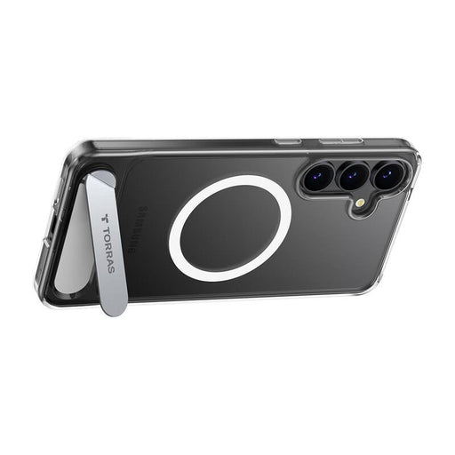 Torras Pstand Series phone case for Samsung S25 (transparent) - Protective cases for smartphones<<<Cases<<<GSM