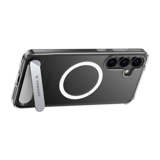 Torras Pstand Series phone case for Samsung S25+ (transparent) - Protective cases for smartphones<<<Cases<<<GSM