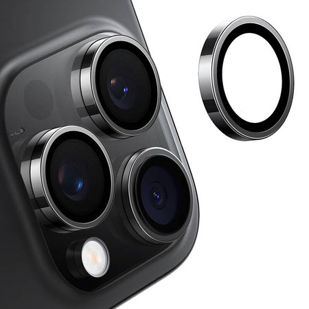 Lensguard Camera Glass for iPhone 16/16 Plus (Black)