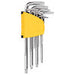 Torx Hex Key Sets 1.5-10mm Deli Tools EDL3091 (silver) - Screwdrivers<<<Tools<<<InnproXML