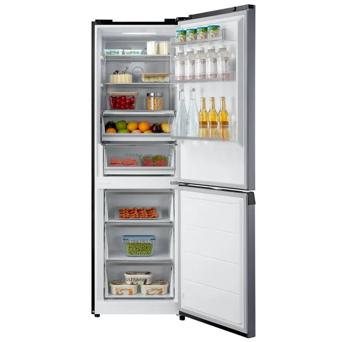 Toshiba GR-RB449WE-PMJ(06) Refrigerator Freezer, 338 l, E, Morandi Grey, No Frost