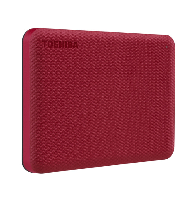External Hard Drive Toshiba CANVIO ADVANCE Red 1 TB HDD