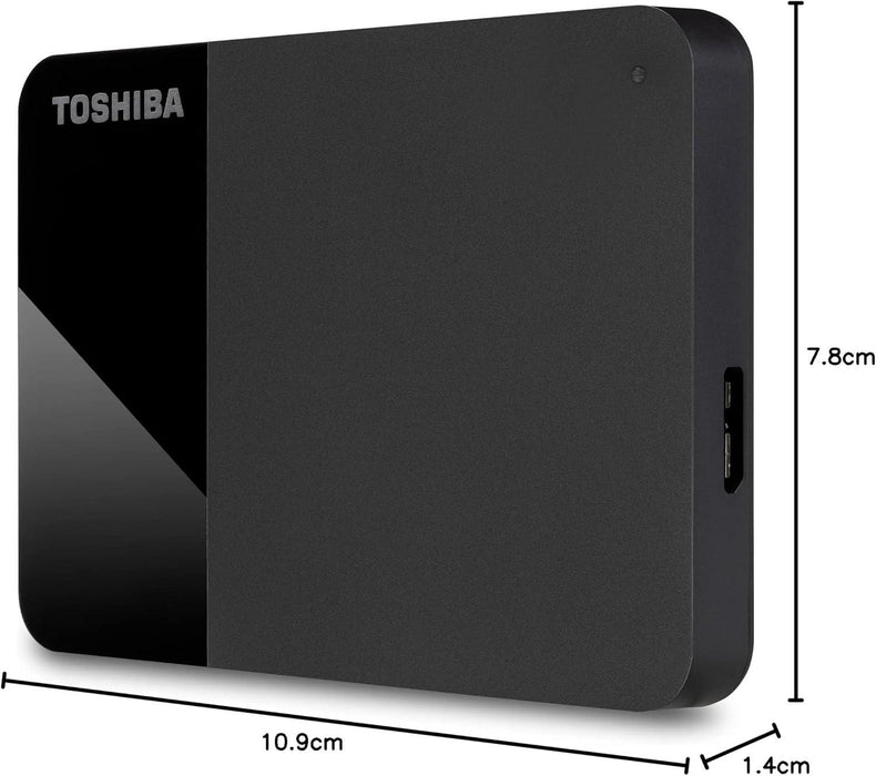 External drive Toshiba 2.5" 1TB Canvio Ready 2020, USB 3.2 Gen 1