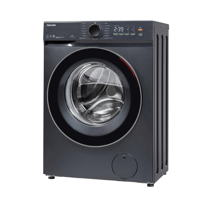 Washing machine Toshiba TW-T21BU90UWBK(MG), 1400 rpm, 8.00 kg, A, Inox