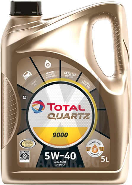 TOTAL QUARTZ 9000 ENERGY 5W-40 5L