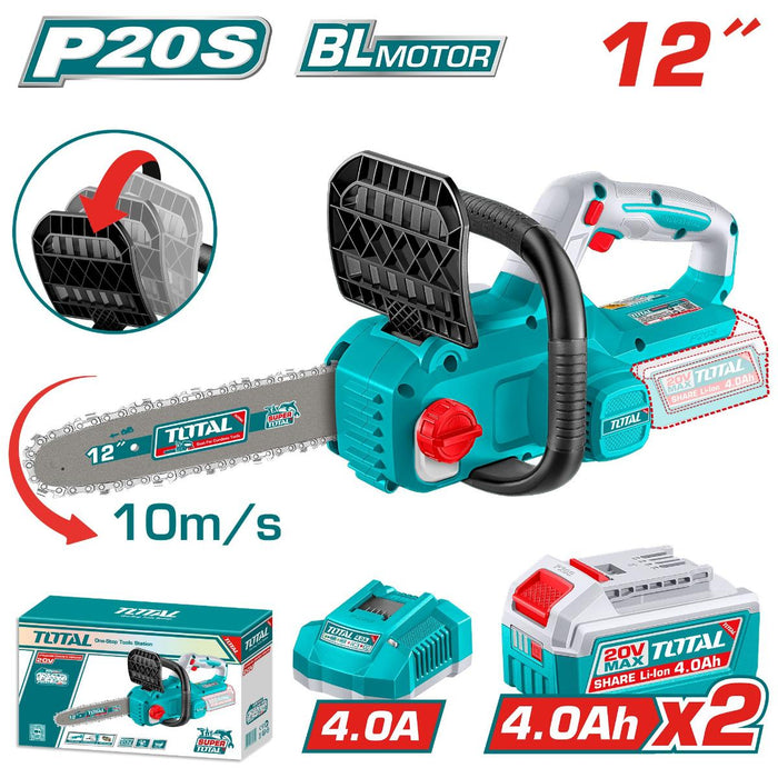BATTERY SAW TOTAL IND 2X20V 4AH