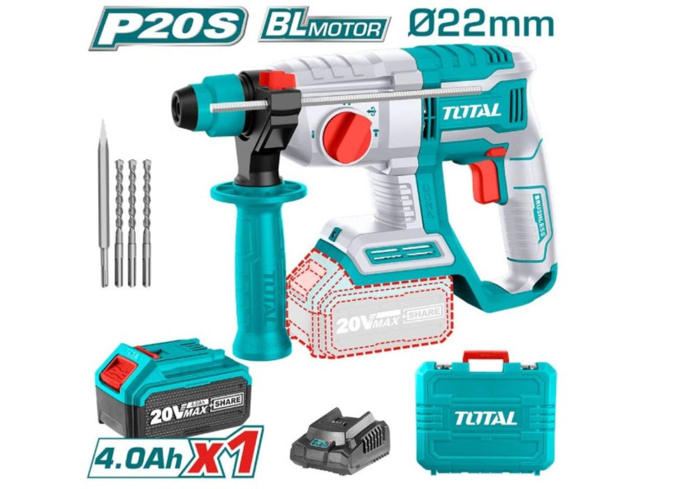 CORDLESS DRILL 20V, 4AH TOTAL