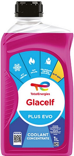 Антифриз TOTAL GLACELF PLUS EVO -37° 1L
