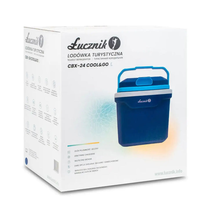 Tourist car refrigerator Lucznik CBX-24 Cool&Go L 24L 12V/220-240V - Mini fridgesAGD-LOT<<<Home Appliance