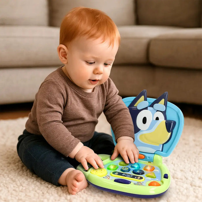 Toy computer Bluey English 20 x 17 x 14 cm (4 Units) - Електроника Игри<<<Компютри|