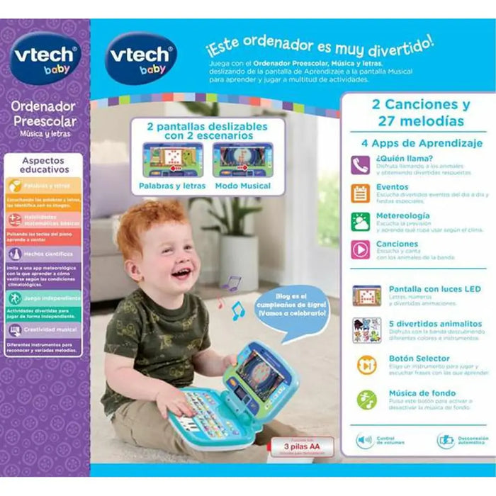 Toy computer Vtech ES 28 x 23,3 x 5 cm - Електроника Игри<<<Компютри| Електроника<<<BigBuy&&&Конзоли<<<Електроника