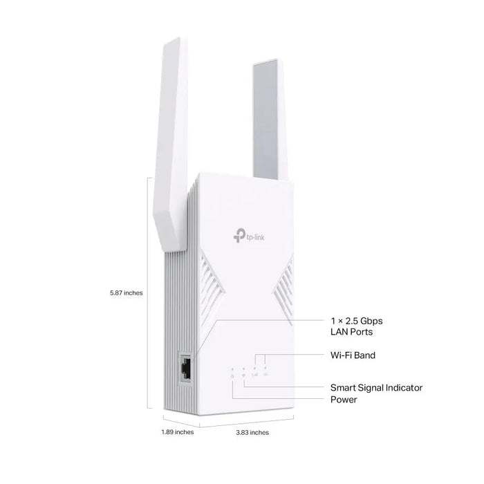 TP-Link BE3600 Network transmitter & receiver White 2500 Mbit/s - RepeatersKIL-REP<<<CommunicationKIL<<<ActionPL