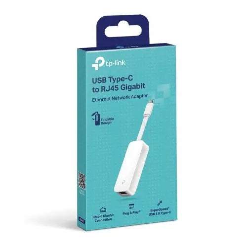 TP-Link Network Adapter Cable UE300C Type-C to Ethernet RJ45 1000Mb/s White EU