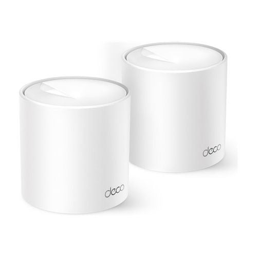TP-LINK Router Deco X1500 (2pcs) AC1900 Wireless 802.11ax/1500Mbps LAN/WAN White EU