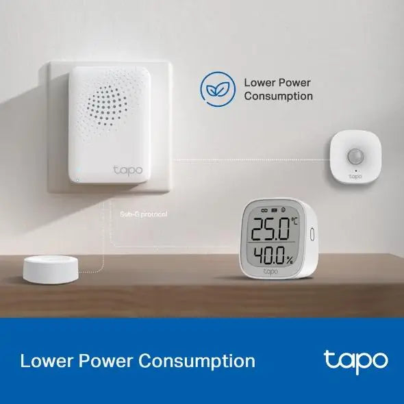 TP LINK smart hub with doorbell H100 alarm coordinates with Tapo smart sensors connects up to 64 smart devices doorbell