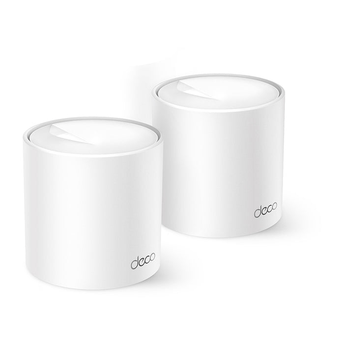TP-LINK Router Deco X1500 (2pcs) AC1900 Wireless 802.11ax/1500Mbps LAN/WAN White EU