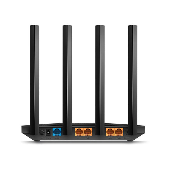 TP-LINK Router Archer A6 AC1200 Wireless 802.11ac/1200Mbps LAN/WAN Black EU