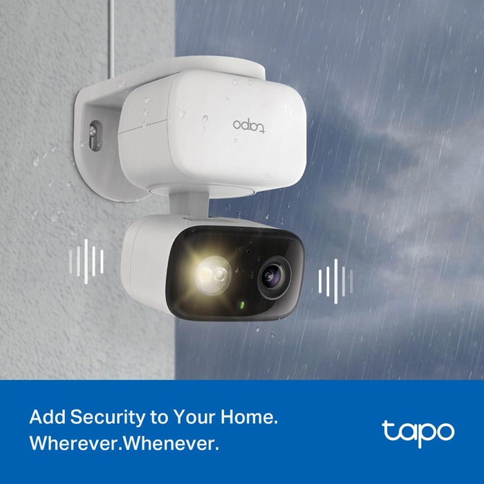 TP LINK Wi-Fi C206 surveillance camera, outdoor and indoor use, Pan/Tilt, microSD, Water and Dust Resistance