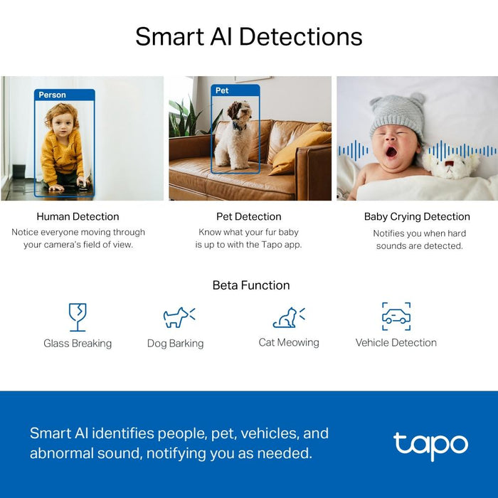 Home security WiFi camera TP-Link Tapo C220, Pan/Tilt
