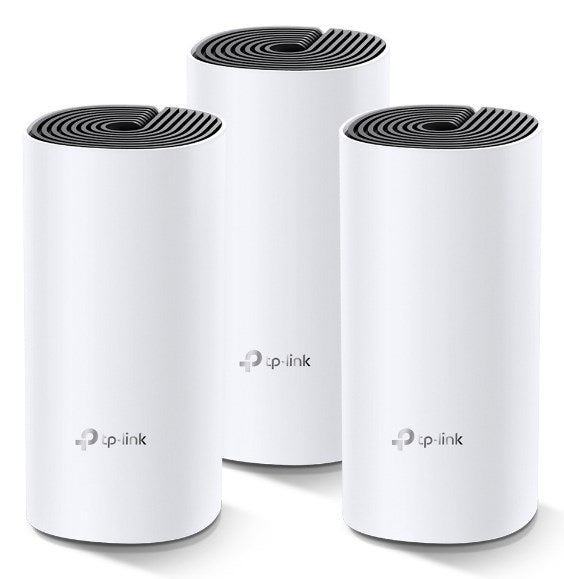 Wireless router TP-Link Deco M4, AC1200, 2.4/5 GHz, 300 - 867 Mbps, Gigabit, 3 pcs. in a set