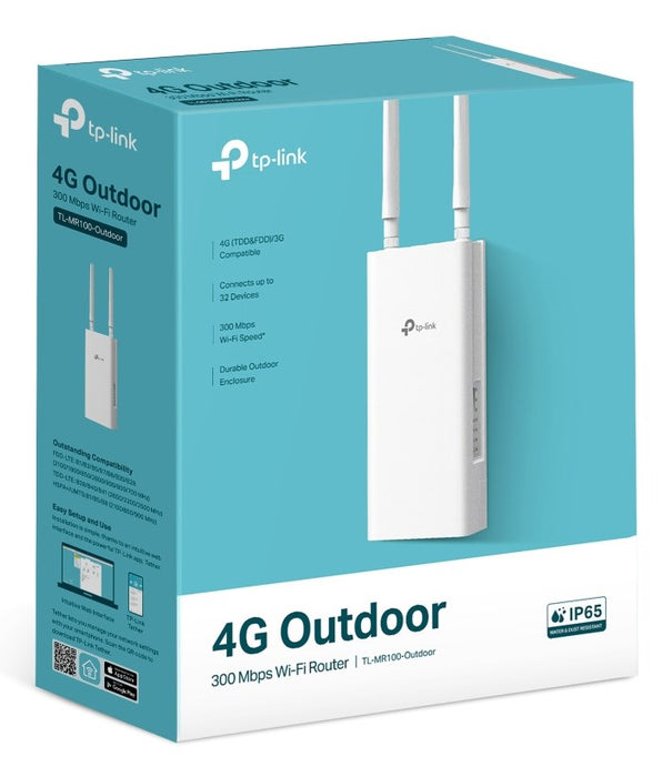Router TP-Link TL-MR100-OUTDOOR White RJ45 Ethernet LAN PoE x 1