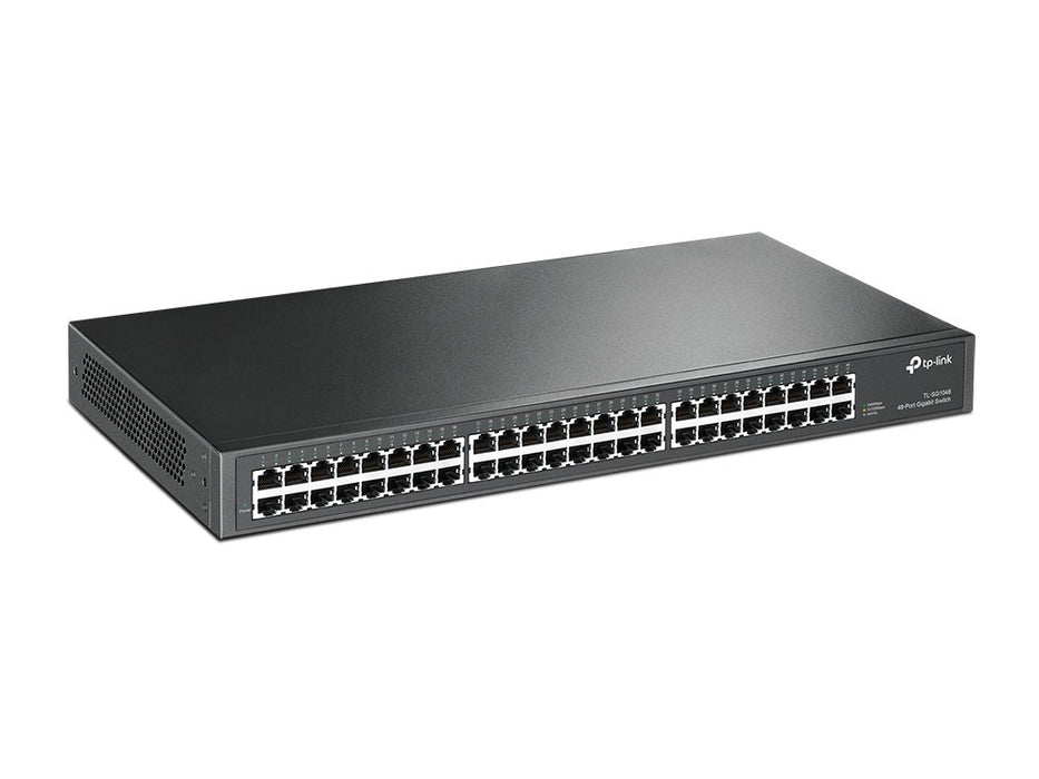 TP-Link TL-SG1048 Unmanaged Gigabit Ethernet (10/100/1000) 1U Black