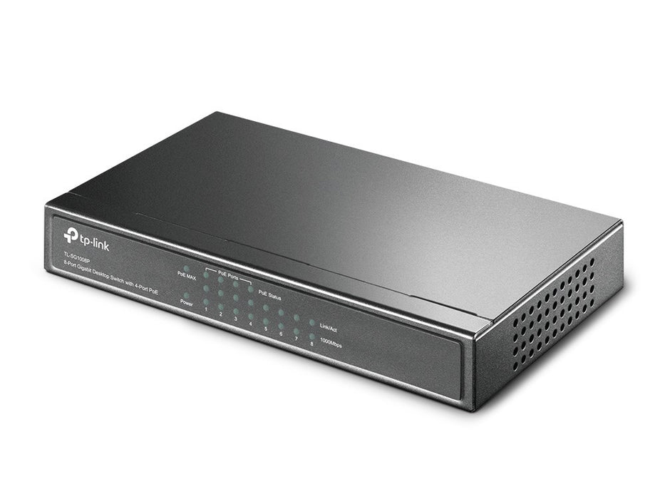 TP-Link 8-Port Gigabit Desktop PoE Switch with 4-Port