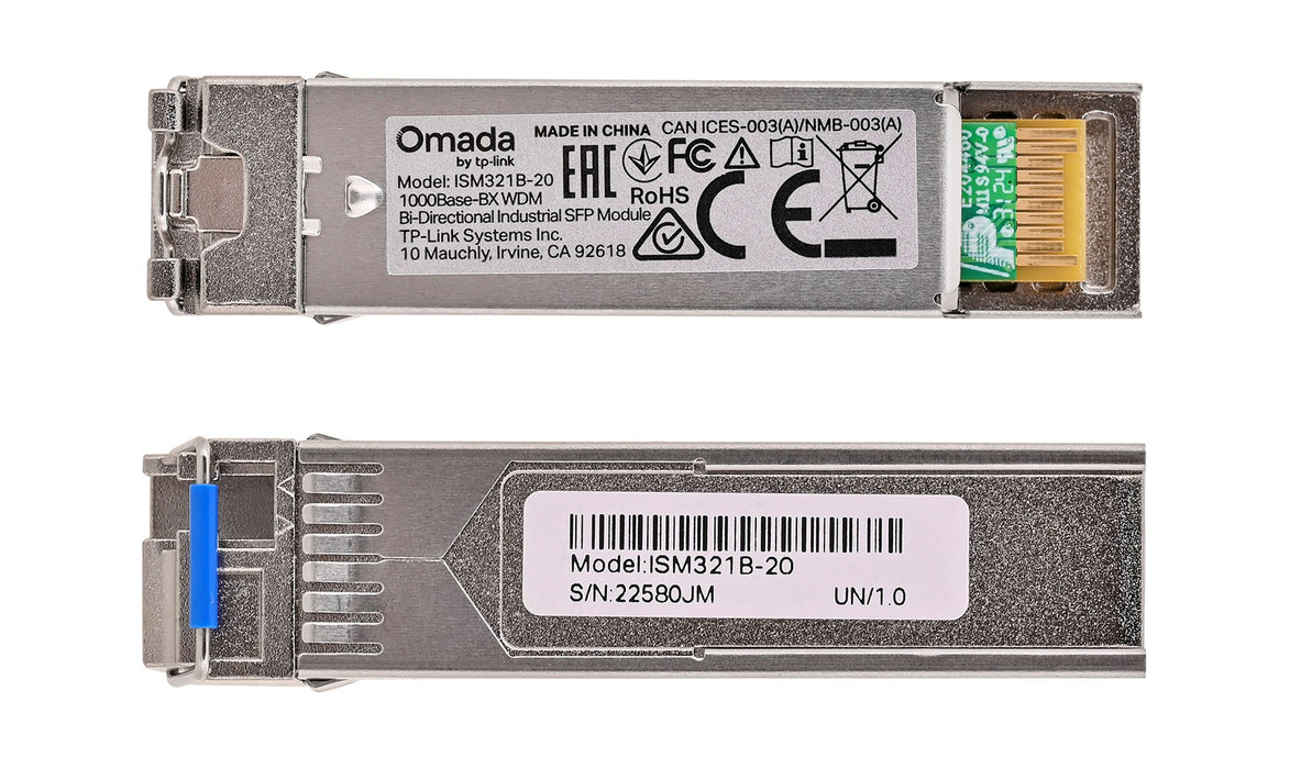 TP-Link ISM321B-20 network transceiver module Fiber optic 1250 Mbit/s SFP