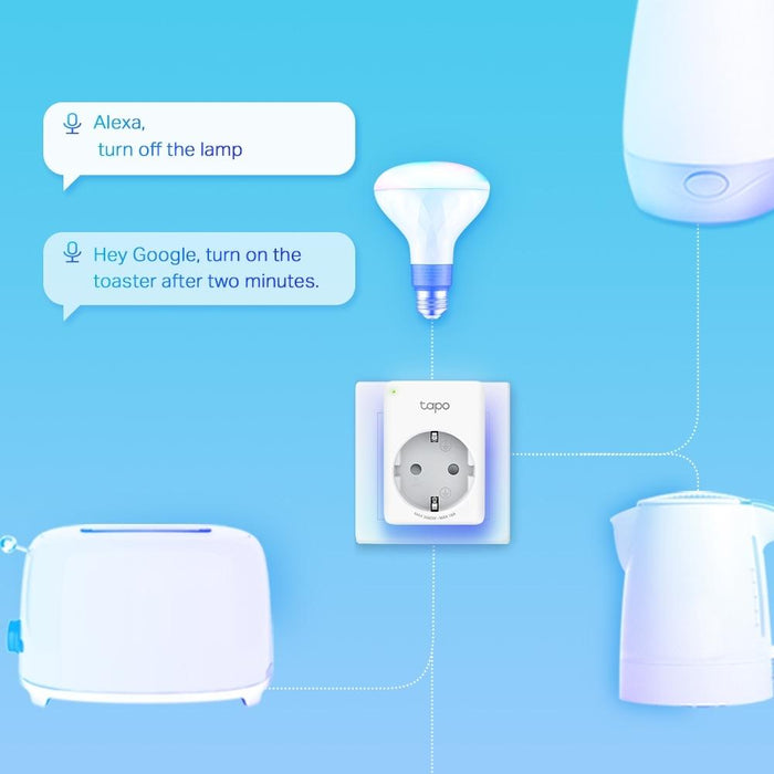 TP LINK TAPO P110 Smart socket 3680 W, 2.4Ghz, timer